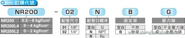 NR200调压阀